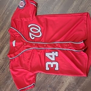 🌟3/$20 Washington Nationals MLB Harper 34 Youth Jersey Y-L